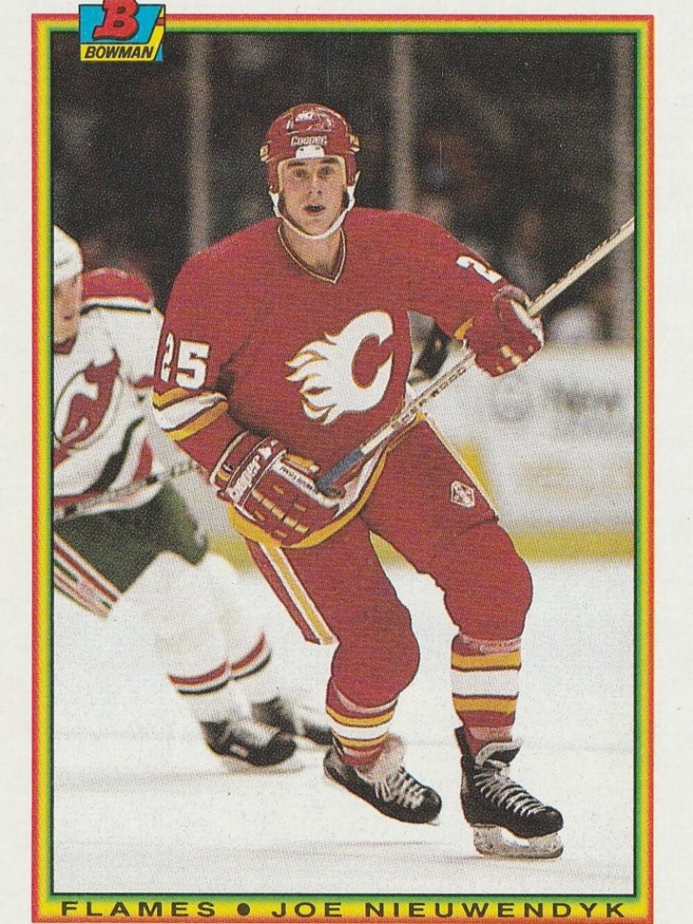Joe Nieuwendyk - 1990 Topps Bowman Hockey Card